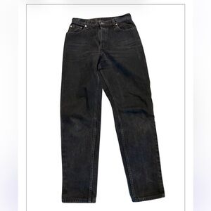 Levi’s 100% COTTON  550 RELAXED FIT TAPERED LEG Black Charcoal 10 Regular